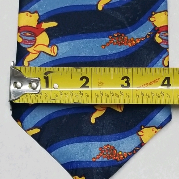 POOH, Disney Men's Necktie 100% Polyester 4"x 56" Winnie the Pooh Theme - Picture 11 of 12